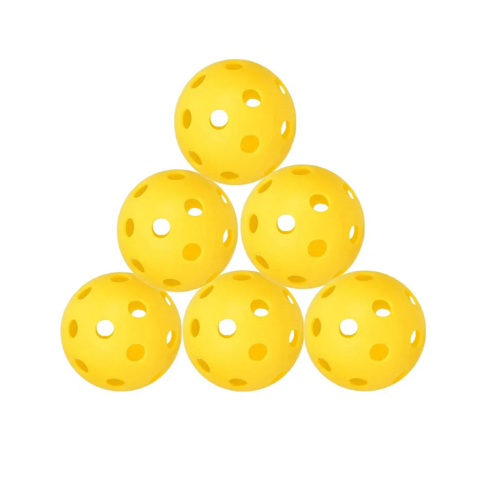 6-Pack Durable Pickleball Balls Set