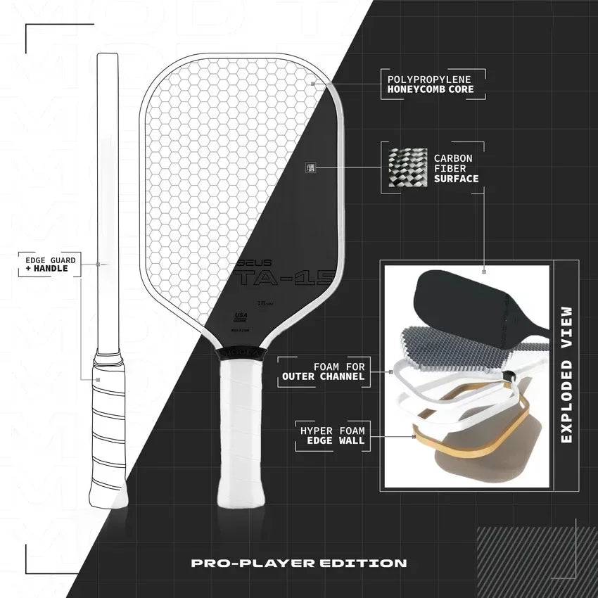 16mm Perseus Gen3 EVA Pickleball Paddle