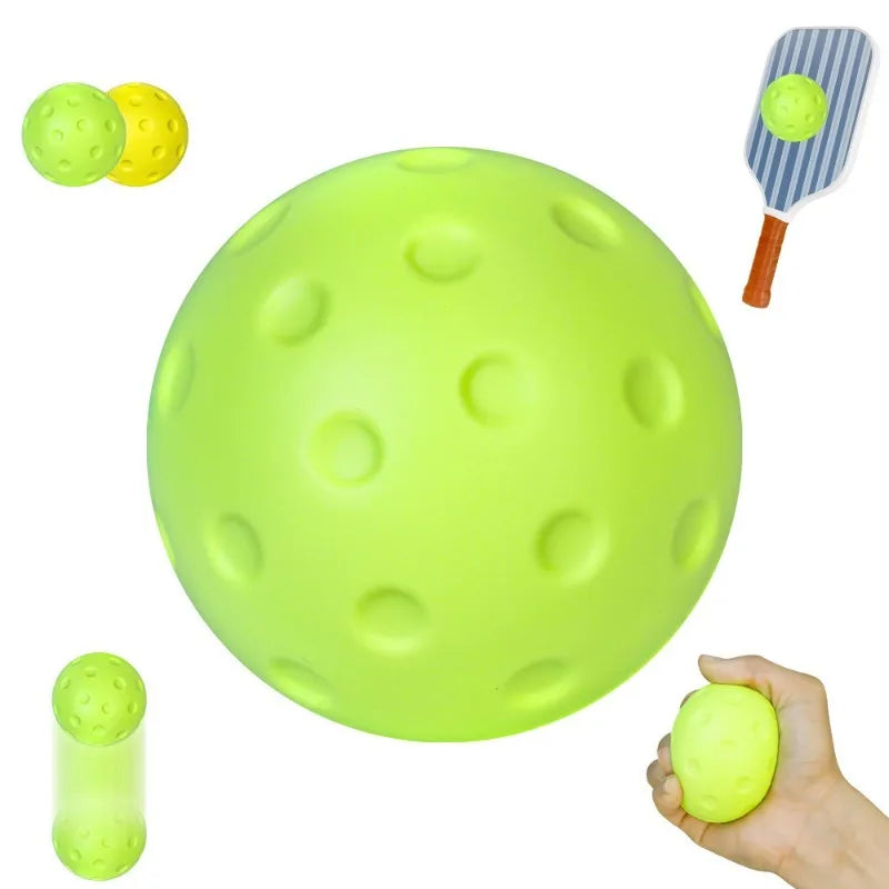 3PCS 74mm Silent PU Foam Pickleballs