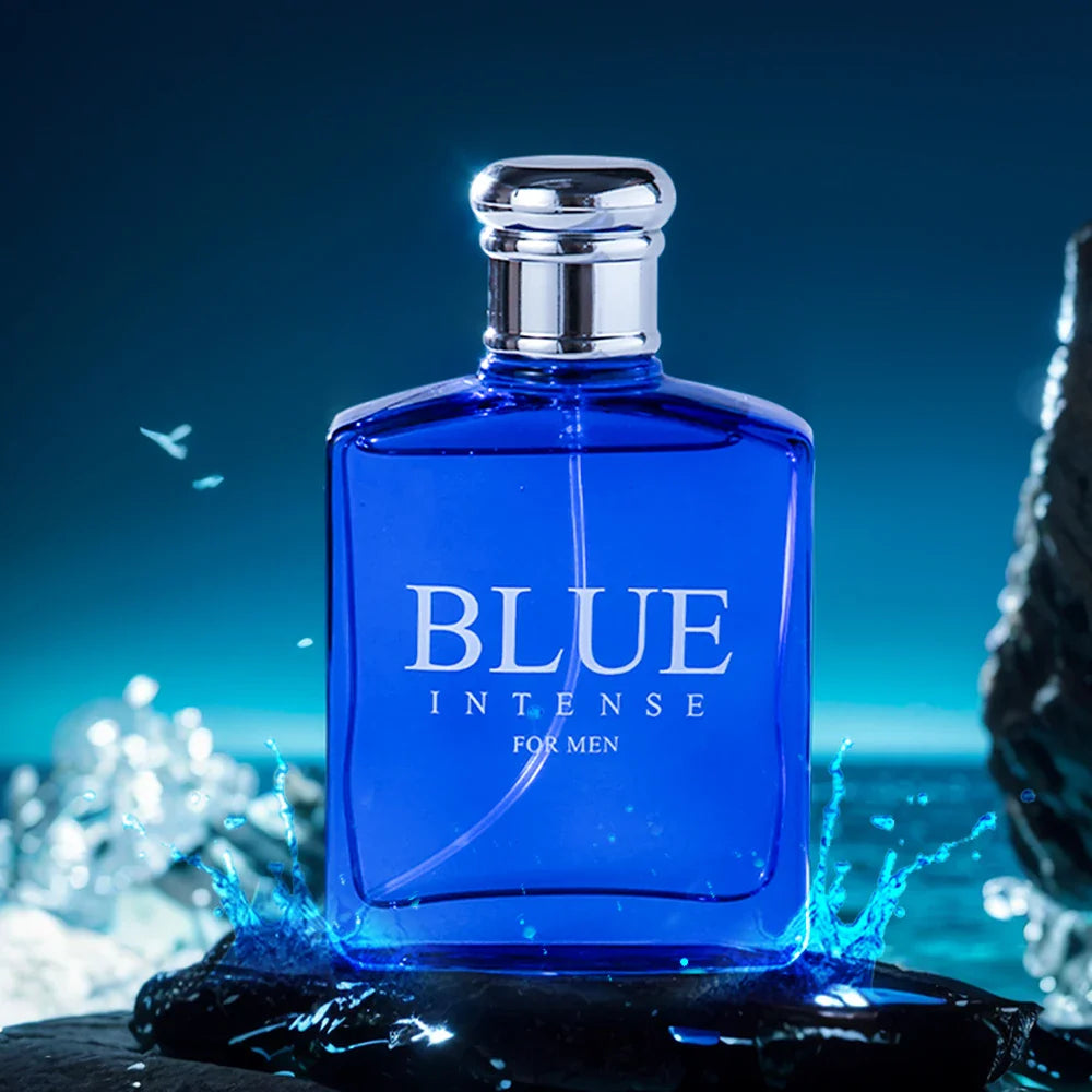 BLUE CHARM Eau de Parfum Spray 3.4 Ounce / 100 Ml Multi-Layered Fragrance Aromatic Fragrance for Men Men's EDP Perfumes Fruit