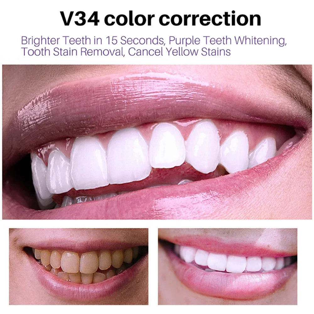 7 Day Teeth Whitening Toothpaste Remove Plaque Stains Deep Cleaning Oral Hygiene Bleaching Dental Tools Fresh Breath Tooth Care