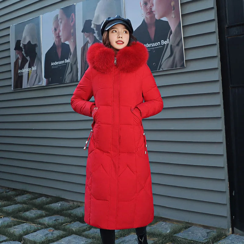 2024 New Autumn Winter Coat Women Thicken Warm Oversized Hoodies Casual Loose Korean Autumn Winter Fashion Cotton Parkas Coat
