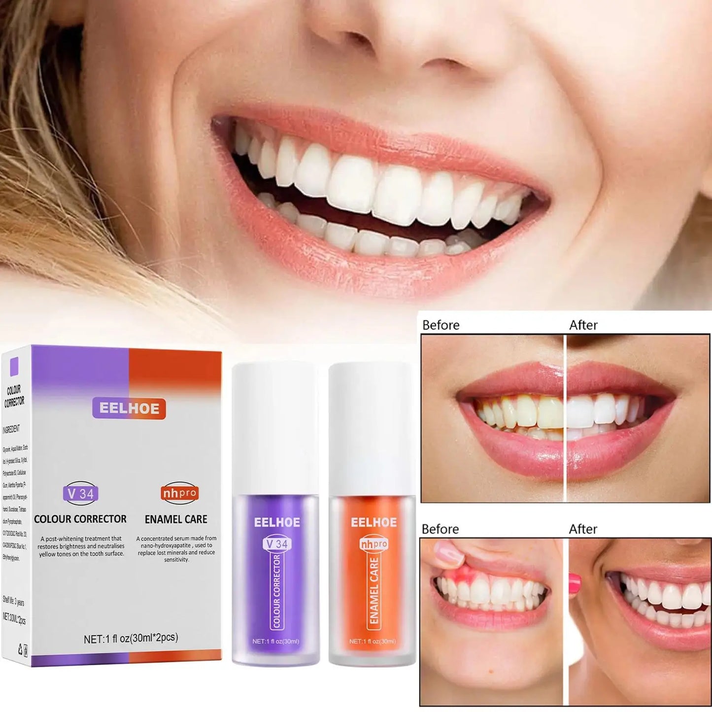 7 Day Teeth Whitening Toothpaste Remove Plaque Stains Deep Cleaning Oral Hygiene Bleaching Dental Tools Fresh Breath Tooth Care