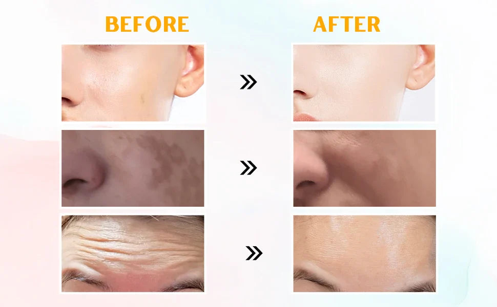 3pcs Vitamin C Wrinkle Remover Face Serum Lifting Firming Fade Fine Lines Anti-aging Essence Whitening Brighten Skin Care