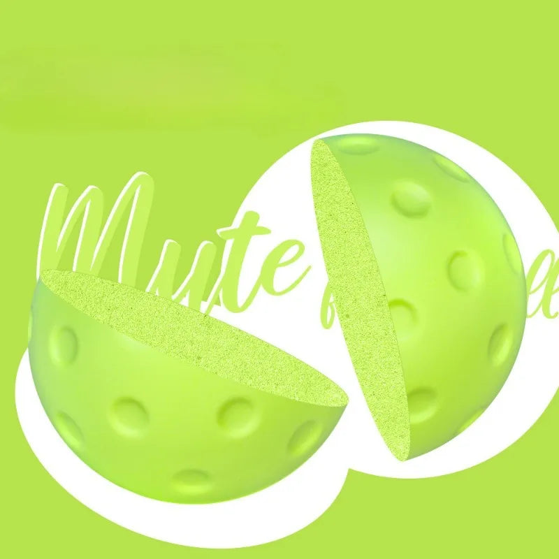 3PCS 74mm Silent PU Foam Pickleballs