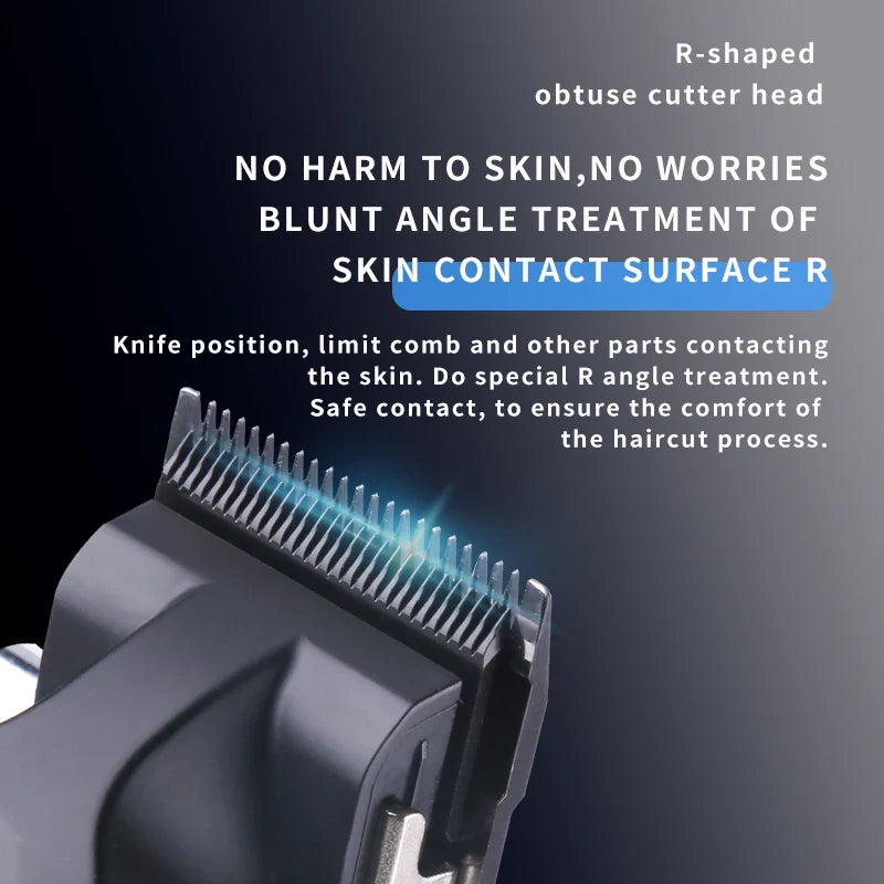 2500mah Lithium Battery Adjustable Trimmer Kemei Km-2296 Usb Rechargeable Cordless Electric Body Groin Hair Trimmer For Men