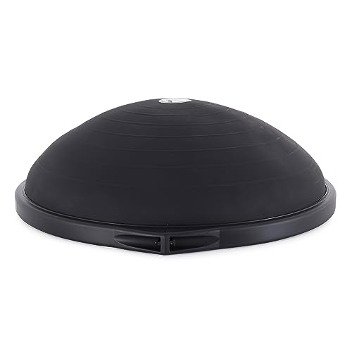 BOSU 26 Inch Pro Balance Trainer Ball Exercise Fitness Gym Equipment for Yoga, Sports, Personal Trainer, Rehabilitation, and Physical Therapy, Black