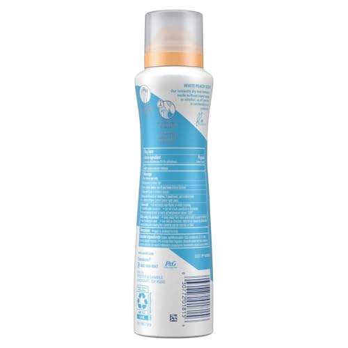 Secret Dry Spray Antiperspirant Deodorant for Women, 48hr Weightless Sweat & Odor Protection, Gentle on Skin, White Peach & Argan Oil Scent, 4.1 oz (Pack of 3)