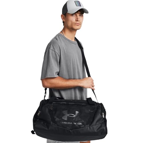 Under Armour Unisex-Adult Undeniable 5.0 Duffle, (010) Black / / Metallic Black, One Size Fits Most