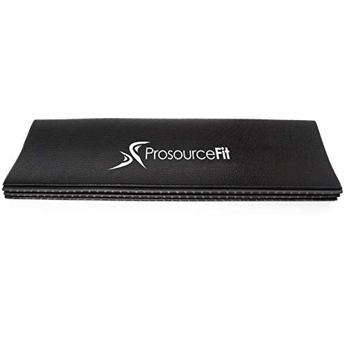 ProSource Treadmill & Exercise Equipment Mats, Folding (7’L x 3’W x ¼”T) High Density PVC Floor Protector