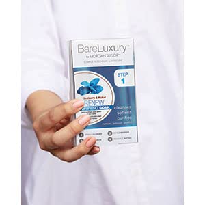 Morgan Taylor BareLuxury 4-Step Complete Pedicure & Manicure Packs (Renew Seaberry & Kukui) - Complete Nail Care Kit with Soak, Masque, Scrub & Massage Butter, Professional Spa-Quality Treatments.