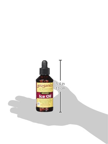 Groganics Medigro Ice Oil, 4 Ounce