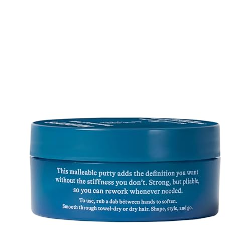 Harry Men's Hair Texturizing Putty, Medium Hold with Matte Finish, 2.5 oz (01 Count)