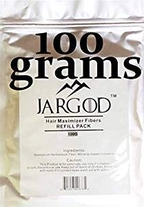 Hair Building Fibers 100 Gram - Refill Your Existing Fiber Bottle - Hair Fibers - Hair Loss Concealer For Thinning Hair by JARGOD (White)