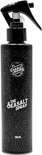 Charlemagne Sea Salt Spray for Men - Firm Hold, 200ml, 3 Pack, Mediterranean Breeze - Salt Water Texture Spray for Hair Volume & Beach Wave Curls with Heat Protection - Matte Finish, Made in Germany