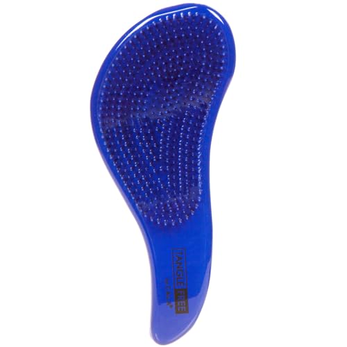 Cala Tangle-Free Hair Brush (Tie Dye) - Minimizes Breakage & Detangles All Hair Types - Unisex - Flamingo Pink