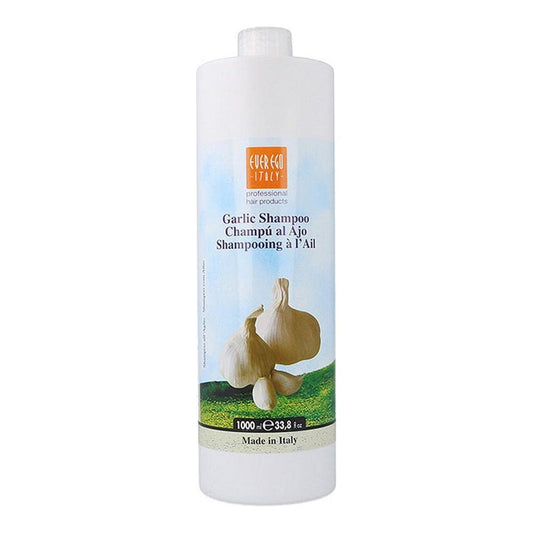 Ever Ego Italy Garlic Shampoo For Damaged, Bleached or Colored Hair | Repairing And Hydrating Hair Care Product For Men And Women | 1L Bottle