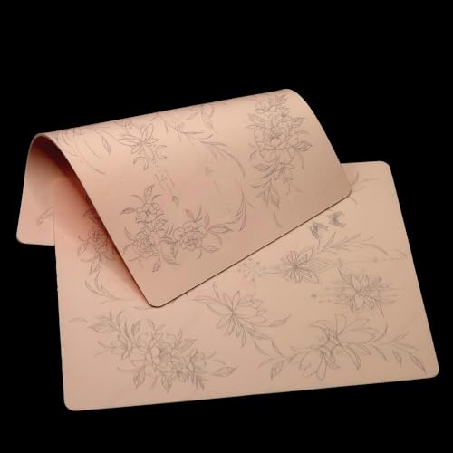 1pc Premium Silicone Tattoo Training Pad Double Side Pre-Printed Pink Tiny Tattoo Practice Skin for Body Art Tattoo Training (1pc)