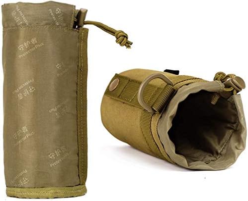 Adjustable Tactical Water Bottle Pouch CREATOR Foldable MOLLE Water Bottle Holder Attachment Carrier for Backpack/Waist bag/Belt