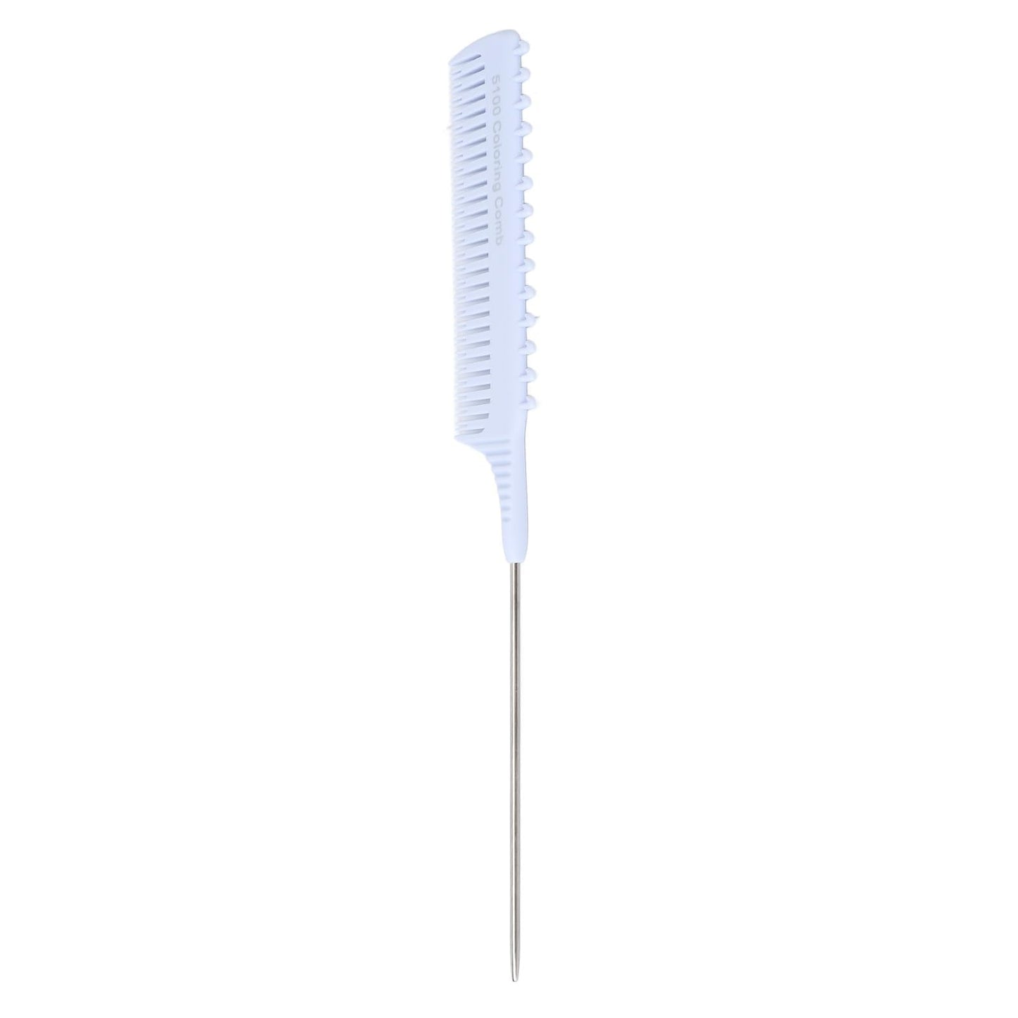 BusoTh Teasing Foiling Combs, Lightweight Highlighting Clip Comb for Unisex (Lavender Purple), Parting Comb Rat Tail Combs Hairstylist Must Haves for Highlights Trimming Cutting