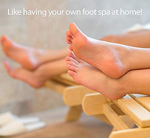 EVERMARKET Simple Feet Cleaner, Magic Foot Scrubber,Exfoliating Easy Feet Cleaning Brush,Feet Washer Foot Shower Spa Massager Slippers for Unisex Adults