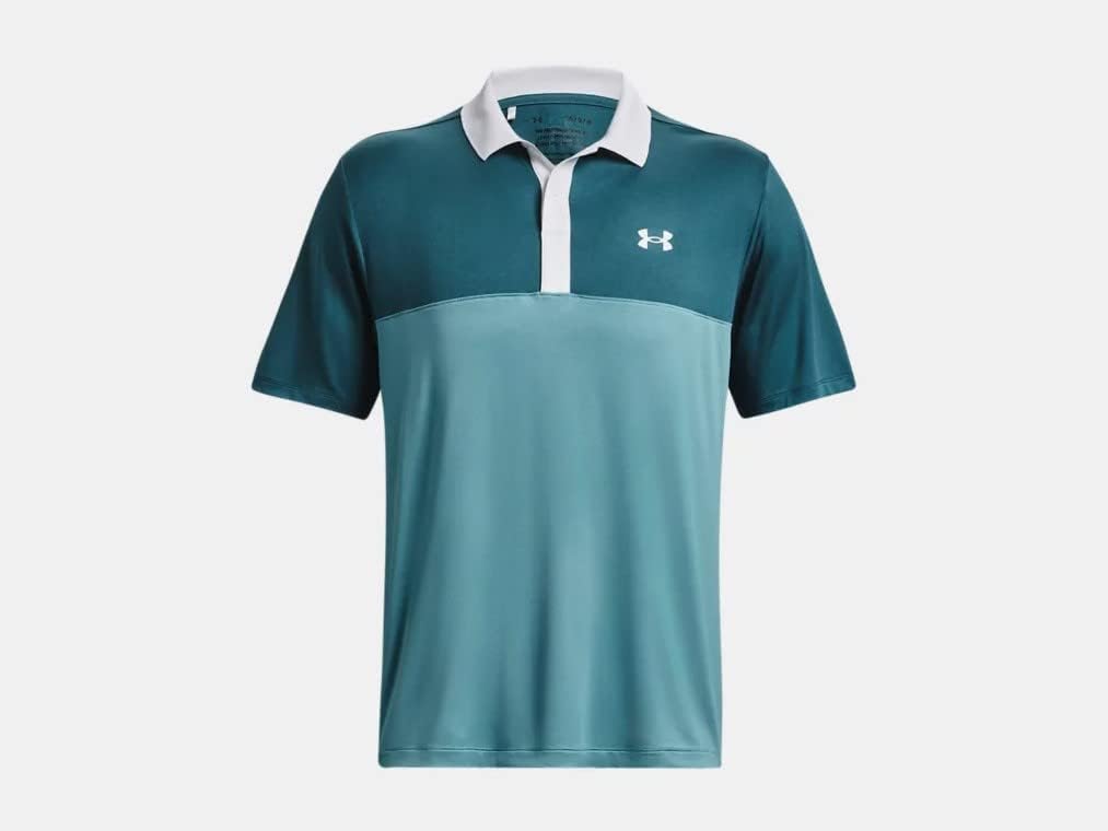 Under Armour Performance 3.0 Colorblock Mens Polo LT