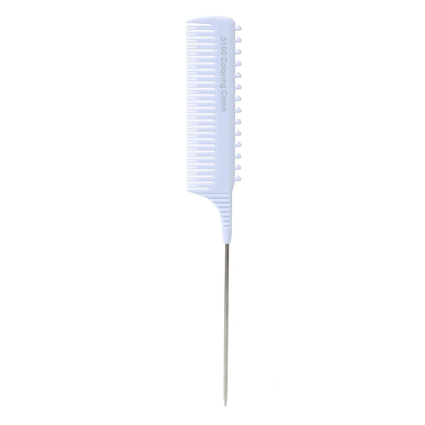 BusoTh Teasing Foiling Combs, Lightweight Highlighting Clip Comb for Unisex (Lavender Purple), Parting Comb Rat Tail Combs Hairstylist Must Haves for Highlights Trimming Cutting