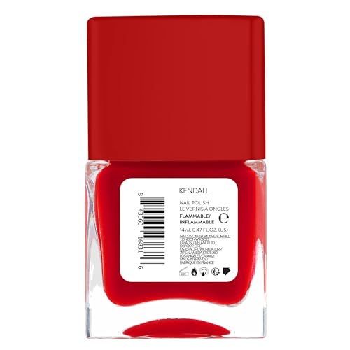 Nails Inc It's Topless Gel Nail Polish, 4-in-1 Base Coat, Treatment, Color & Top Coat, Long Lasting, Strong, Chip Free Nails, Glossy Salon Quality Manicure At Home, Vegan, Cruelty Free, Shade Kendall