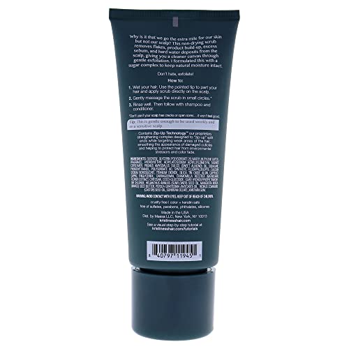 Kristin Ess Hair Instant Exfoliating Scalp Scrub for Build Up and Dandruff, Soothing Dry Scalp Treatment, Hydrating + Rebalancing, Non-Drying, Vegan, Color Safe + Keratin Safe, 6.7 fl oz (Pack of 2)