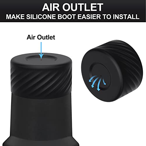 Affute Protective Silicone Boot for Stanley Quencher H2.0 40 oz & IceFlow Flip 20 oz 30 oz and hydroflask 12-24 oz, Anti-Slip Bottle Bottom Sleeve Cover (Orchid)