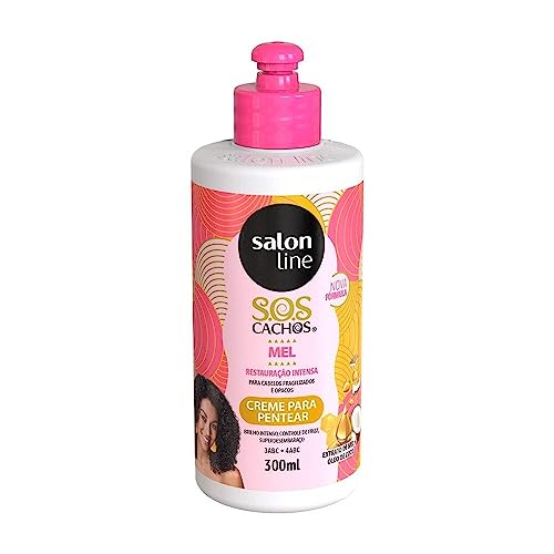 Salon Line Tratamento Cachos Intensos - Creme de Mel para Pentear 300 Ml (10.14 Fl Oz)