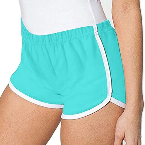 3 Pack Athletic Shorts for Women Multipack Running Shorts Elastic Waist Biker Shorts Plus Size Workout Gym Shorts