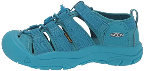 KEEN Newport H2 Closed Toe Water Sandals, Fjord Blue, 1 US Unisex Big Kid
