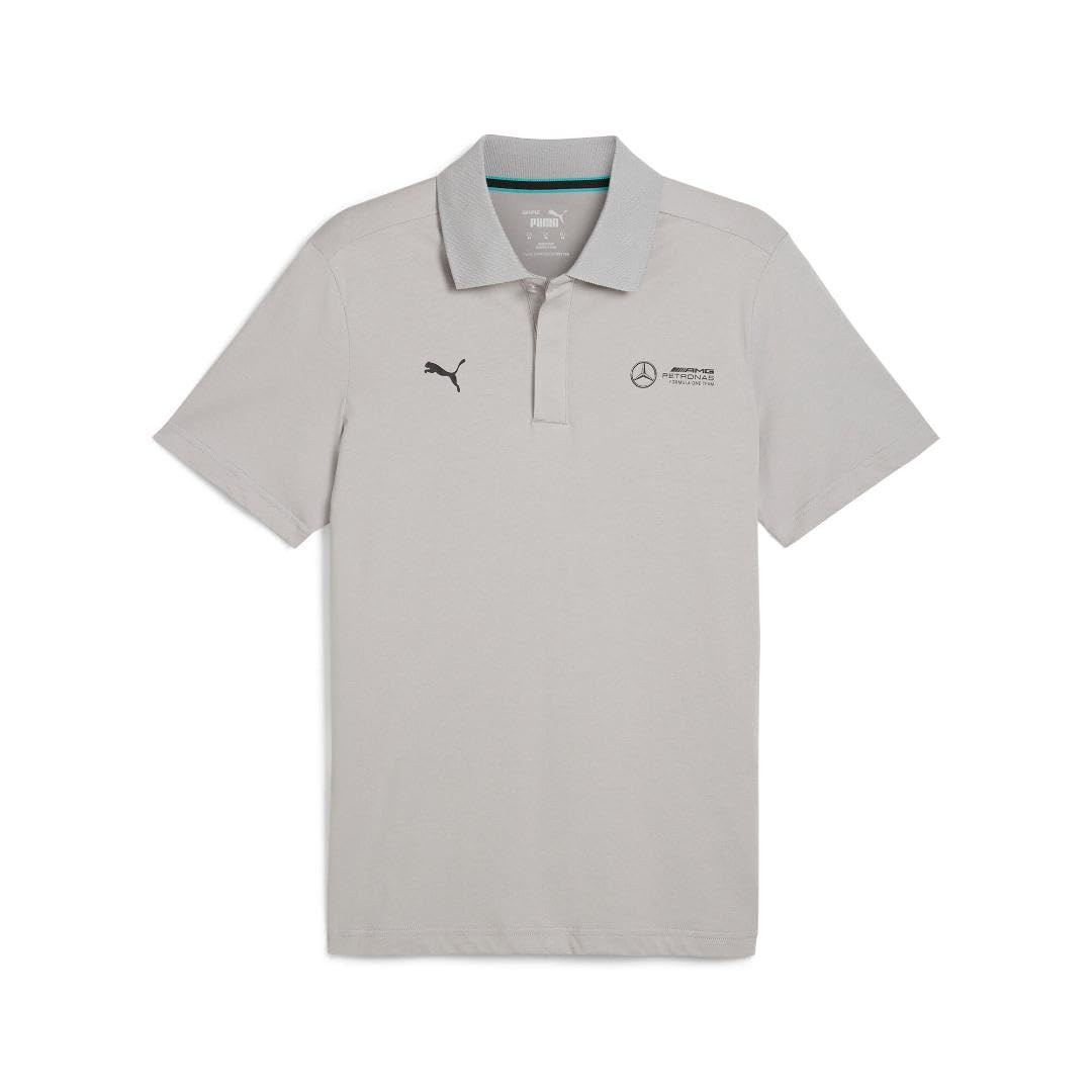 PUMA Men's Mercedes AMG Pertronas Essentials Polo, Team Silver