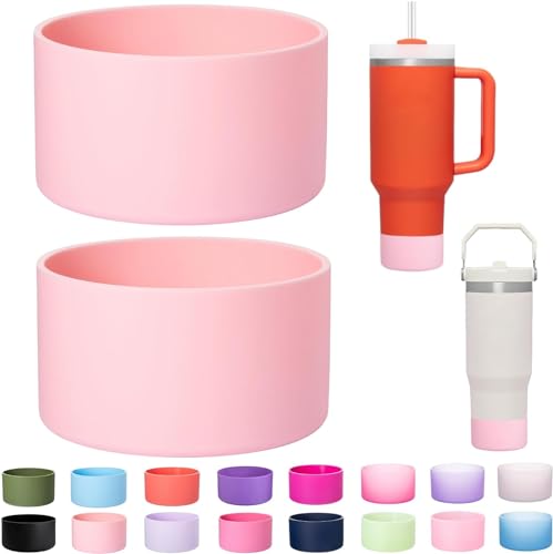 LittleHugs Silicone 2-in-1 Cup for Stanley Cup 40 oz Compatible with Stanley Cup Accessories,Double Drinks Bag Fit Stanley Cups Dispense Different Beverages (Cream)