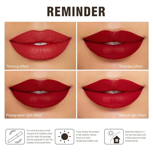 MAKI YIKA Pink Lipstick Set for Women - Long Lasting Hot Pink, Nude Transferproof Cruelty-Free Lip Color