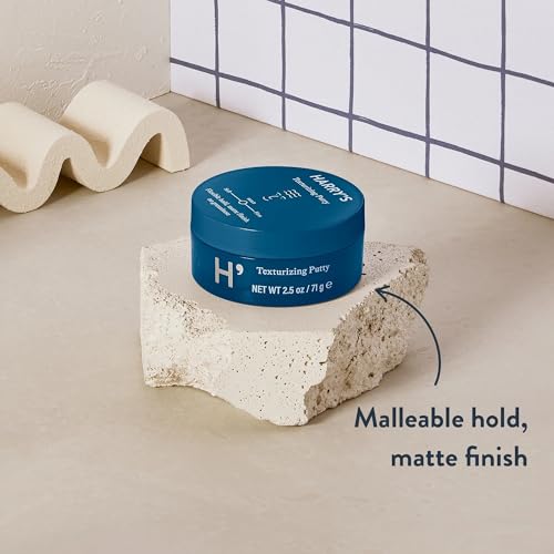 Harry Men's Hair Texturizing Putty, Medium Hold with Matte Finish, 2.5 oz (01 Count)