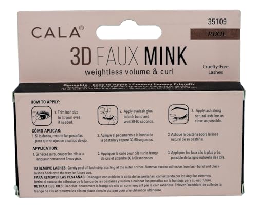 3D FAUX MINK LASHES: PIXIE