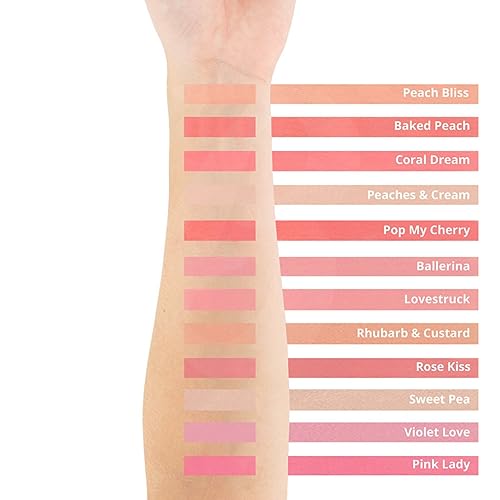 Revolution Beauty, Blusher Reloaded, Pressed Powder Face Blusher, Highly Pigmented & Long Lasting Formula, Sweet Pea, 0.26 Oz.