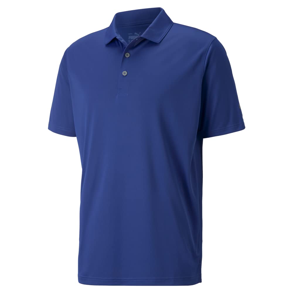 PUMA GOLF Men's Standard Rotation Polo, Mazarine Blue, Small