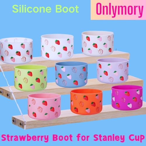 Boot for Stanley Cup 40 30 20 OZ, Silicone Boots for Stanley IceFlow 30OZ 20OZ, Bottom Cover Protector for Stanley Quencher 40OZ Tumbler with Handle, Sleeve Covers for Stanley Cup Accessories Boot