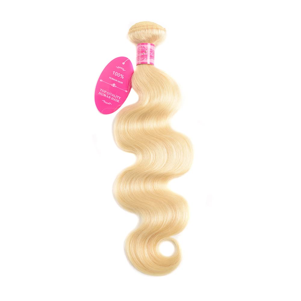 12A Peruvian 613 Body Wave Human Hair 4 Bundles (12 14 16 18）Brazilian Virgin 100% Unprocessed Human Hair Body Wavy Bundles 613 Blonde Raw Hair