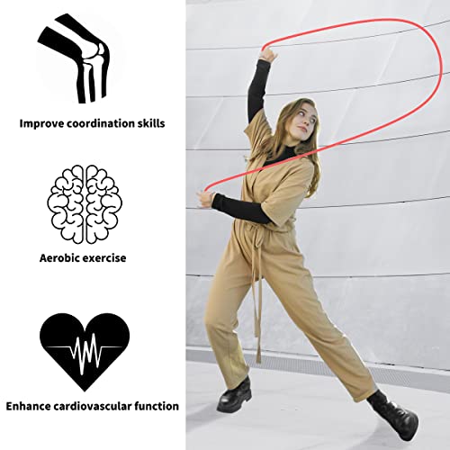 veimia Flow Rope for Fitness High Performance Double Woven Workout Rope Adjustable Flow Jump Rope for Men Women Training Indoor Outdoor Cardio Exercise Rope for beginner