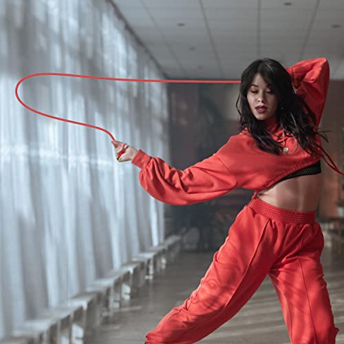 veimia Flow Rope for Fitness High Performance Double Woven Workout Rope Adjustable Flow Jump Rope for Men Women Training Indoor Outdoor Cardio Exercise Rope for beginner