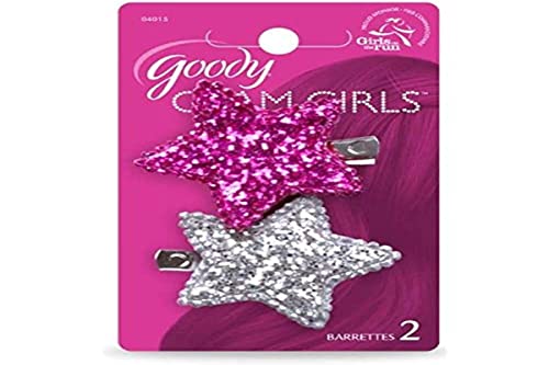 GRLS LRG GLIT STAR BARRETE 2CT
