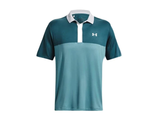 Under Armour Performance 3.0 Colorblock Mens Polo LT