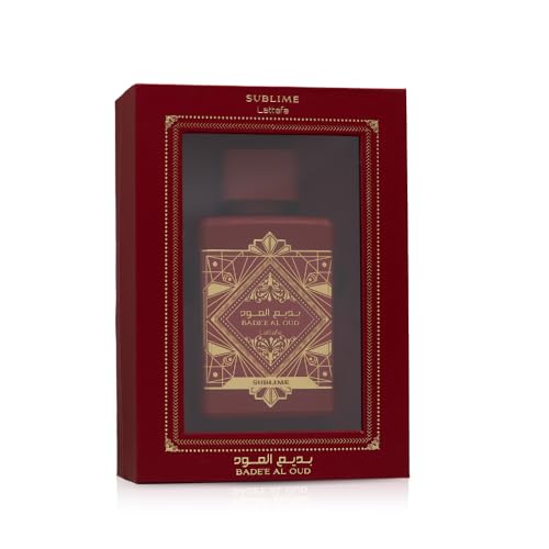 Lattafa Badee Al Oud Sublime Eau de Parfum Spray for Unisex, 3.4 Ounce