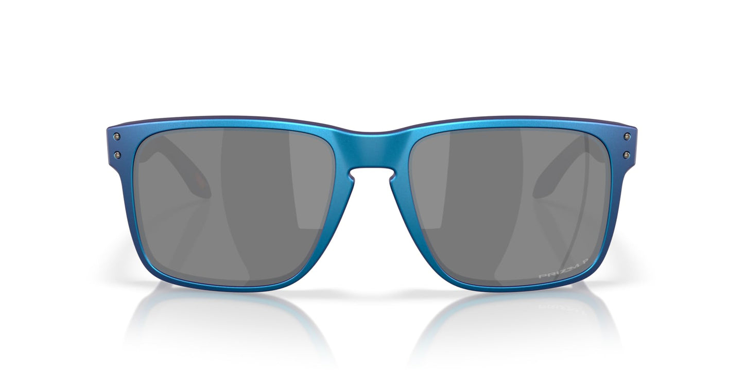 Oakley Men's OO9417 Holbrook XL Square Sunglasses, Matte Cyan/Blue Colorshift/Prizm Black Polarized, 59 mm