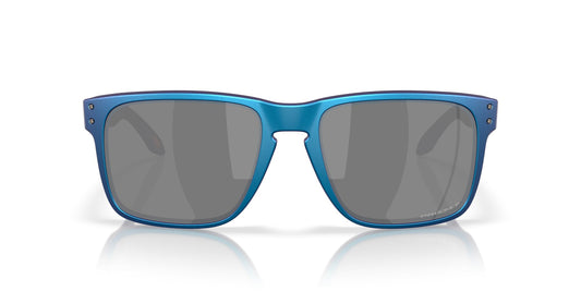 Oakley Men's OO9417 Holbrook XL Square Sunglasses, Matte Cyan/Blue Colorshift/Prizm Black Polarized, 59 mm