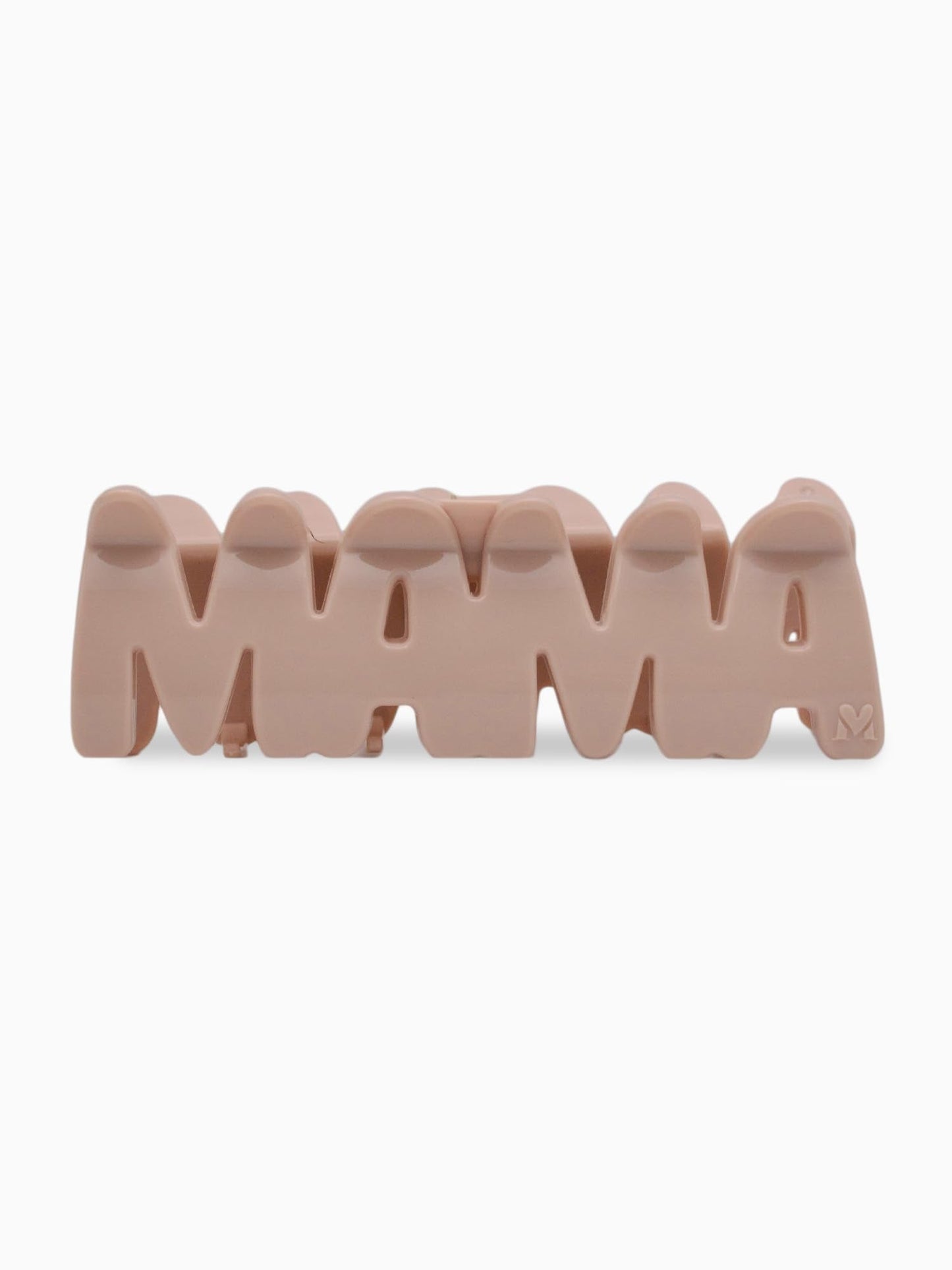 Mascella MAMA Personalized Hair Claw Clip - Custom Name Word Design, Large Strong Hold Non-Slip Hair Claw for Women, Durable Hair Accessory, Stylish Hair Clip for Everyday Wear (Pale Orchid)